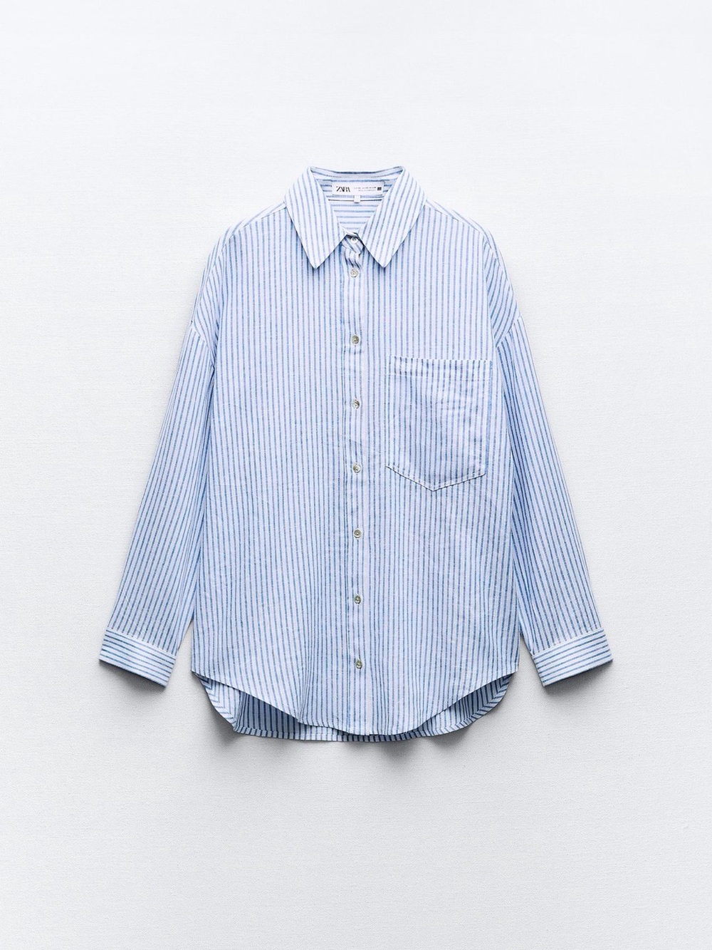 Zara Women’s Striped Linen Shirt